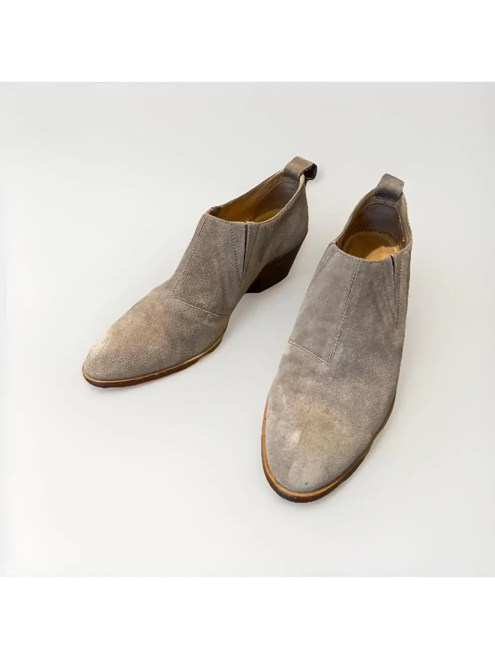 RAG AND BONE THOMPSON LADIES SUEDE ANKLE GREY BOOTS IT39/US9 MADE ITALY RP$500